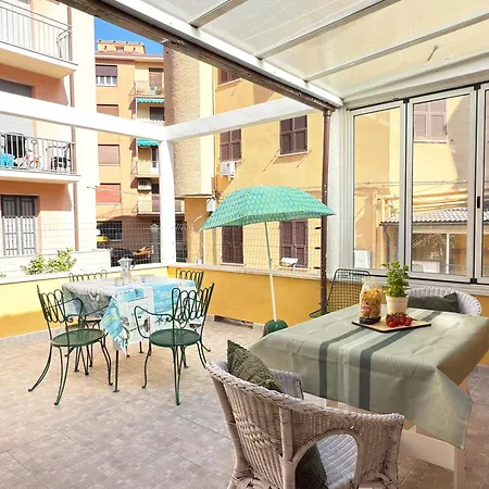 50 Mt Dal Mare - Relax Con Box E Ampio Terrazzo * 阿拉西奥